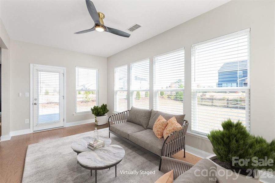 Furnished interior view inside a new home in Parkside Crossing, Charlotte (Image 16).