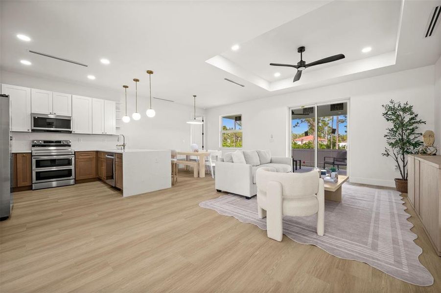Furnished interior view inside a new home in , Lehigh Acres (Image 7).