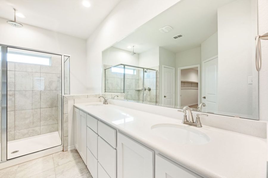 Representative exterior photo of a completed home built from the Radcliffe II by Impression Homes in Stone Eagle, Azle, TX (Image 16).