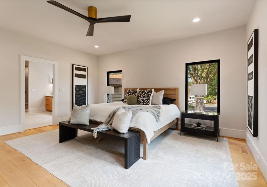 Furnished interior view inside a new home in , Charlotte (Image 33).