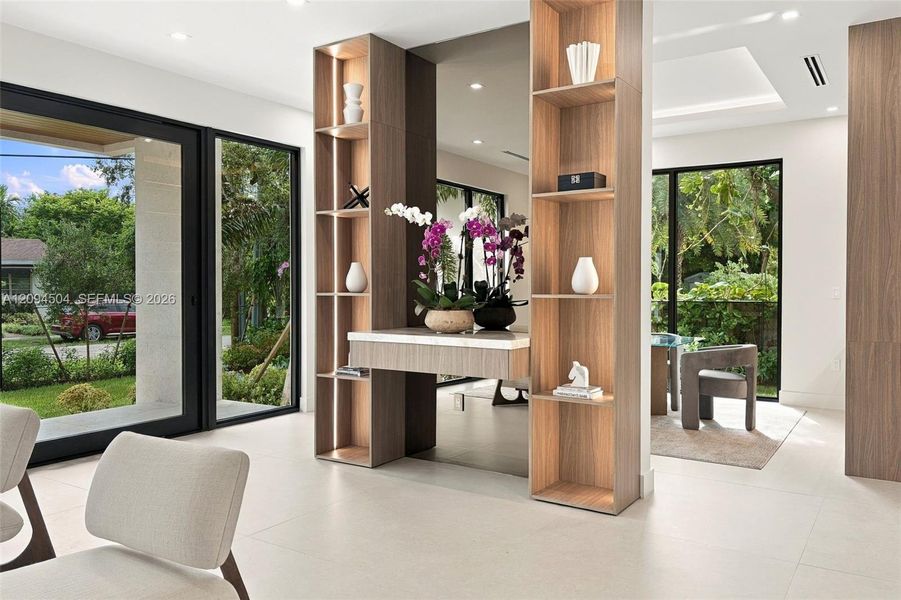 Furnished interior view inside a new home in , South Miami (Image 16).
