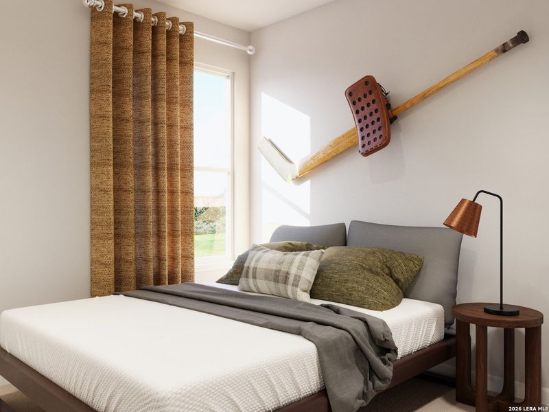 Furnished interior view inside a new home in Dauer Ranch, New Braunfels (Image 13).