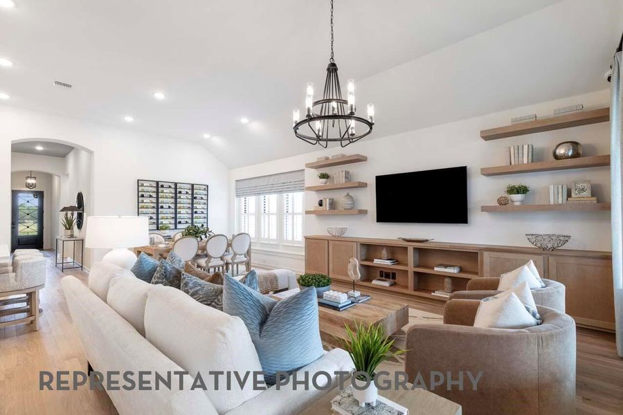 Furnished interior view inside a new home in Midline, Webster (Image 18).