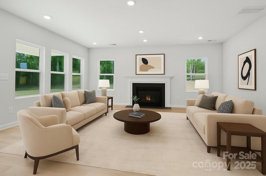 Furnished interior view inside a new home in , Statesville (Image 8). Furnished interior view inside a new home in , Statesville (Image 8).