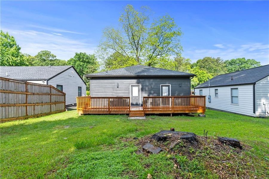 Front exterior of a new home in , Atlanta, GA, highlighting curb appeal (Image 15).