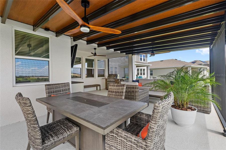 Exterior details and patio area of a home in Wellness Ridge, Clermont (Image 3). Exterior details and patio area of a home in Wellness Ridge, Clermont (Image 3).