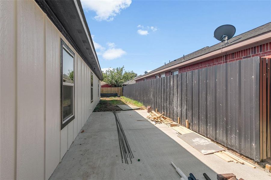 Exterior details and patio area of a home in , Dallas (Image 22). Exterior details and patio area of a home in , Dallas (Image 22).