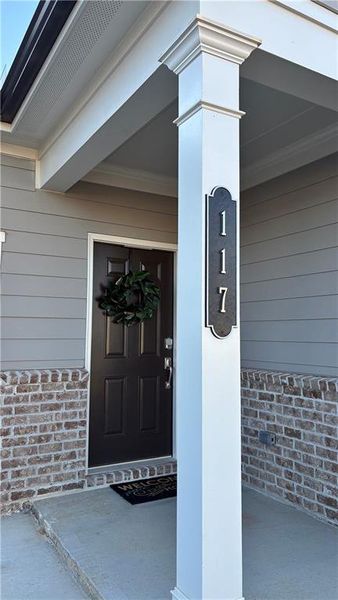 Exterior details and patio area of a home in , Adairsville (Image 3). Exterior details and patio area of a home in , Adairsville (Image 3).