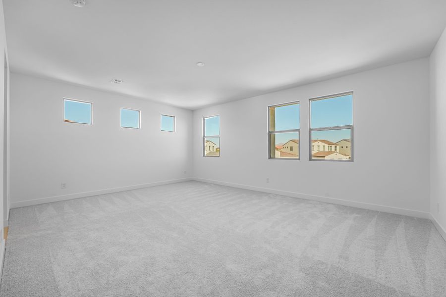 Representative unfurnished interior of a home built from the Lowell by Taylor Morrison in Combs Ranch Landmark Collection, San Tan Valley (Image 25).