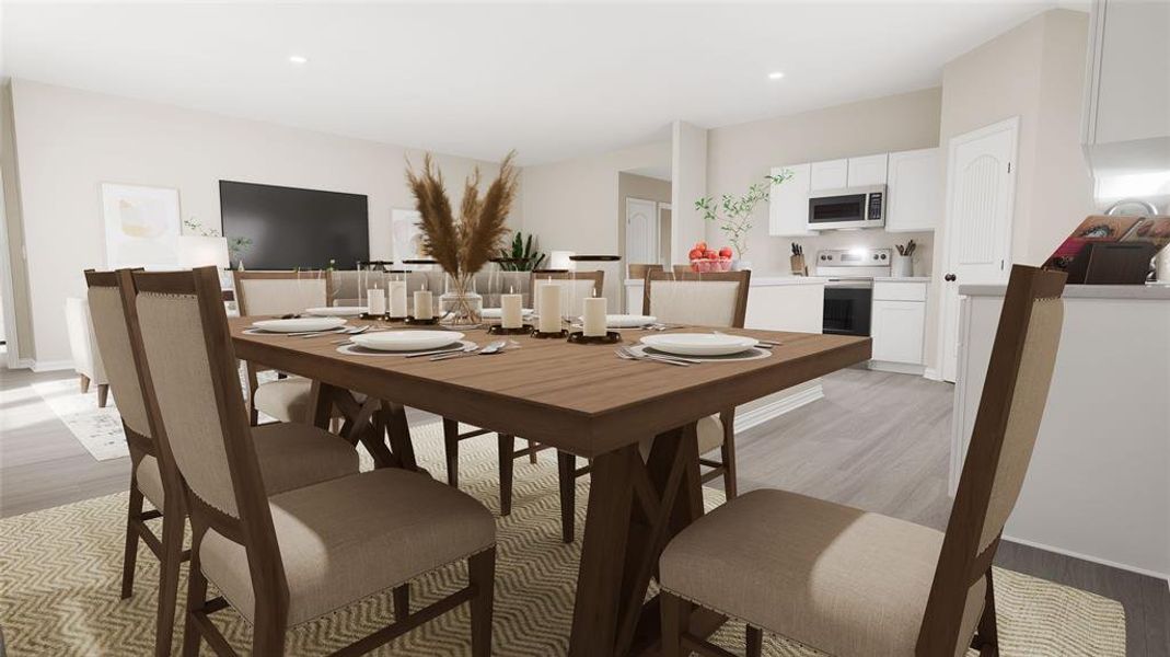 Furnished interior view inside a new home in Courtland Place, Cleburne (Image 13). Furnished interior view inside a new home in Courtland Place, Cleburne (Image 13).