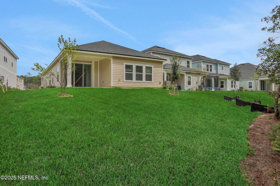 Exterior details and patio area of a home in TrailMark, St. Augustine (Image 3). Exterior details and patio area of a home in TrailMark, St. Augustine (Image 3).