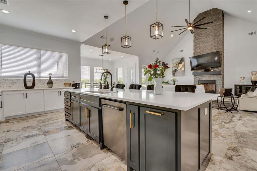 Furnished interior view inside a new home in , Krum (Image 8). Furnished interior view inside a new home in , Krum (Image 8).