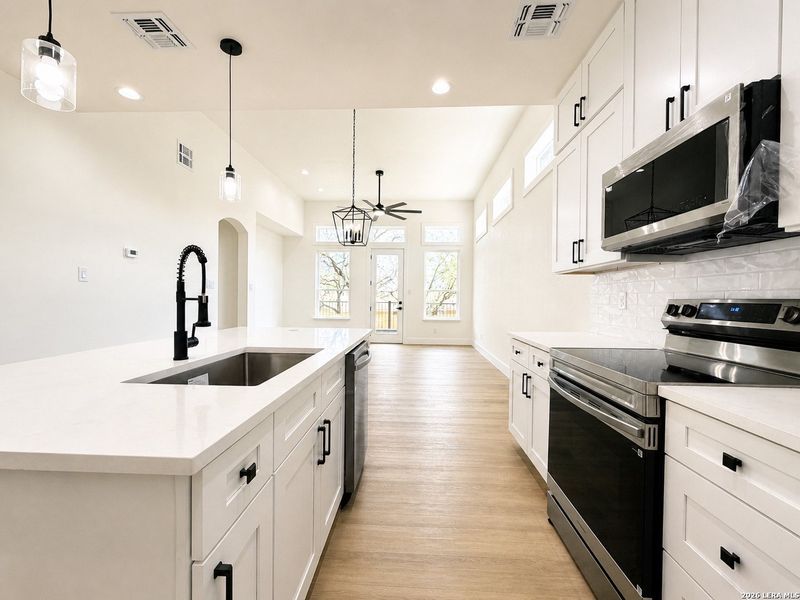 Furnished interior view inside a new home in , San Antonio (Image 10).