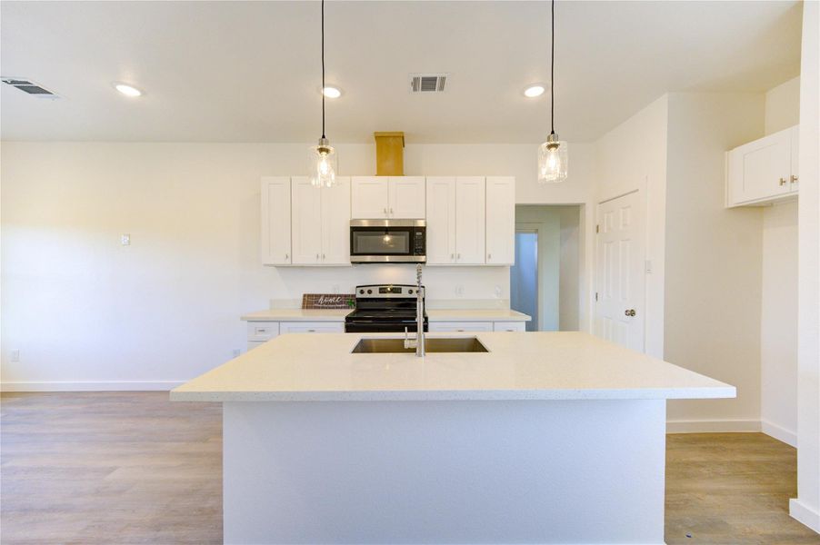 Furnished interior view inside a new home in , Cleveland (Image 10).
