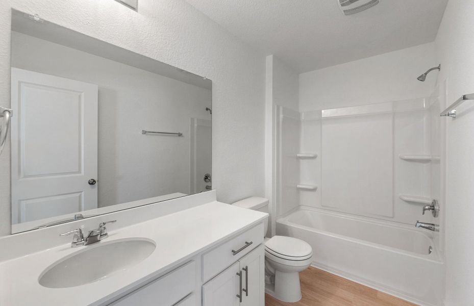 Furnished interior view inside a new home in Sonterra, Jarrell (Image 8).