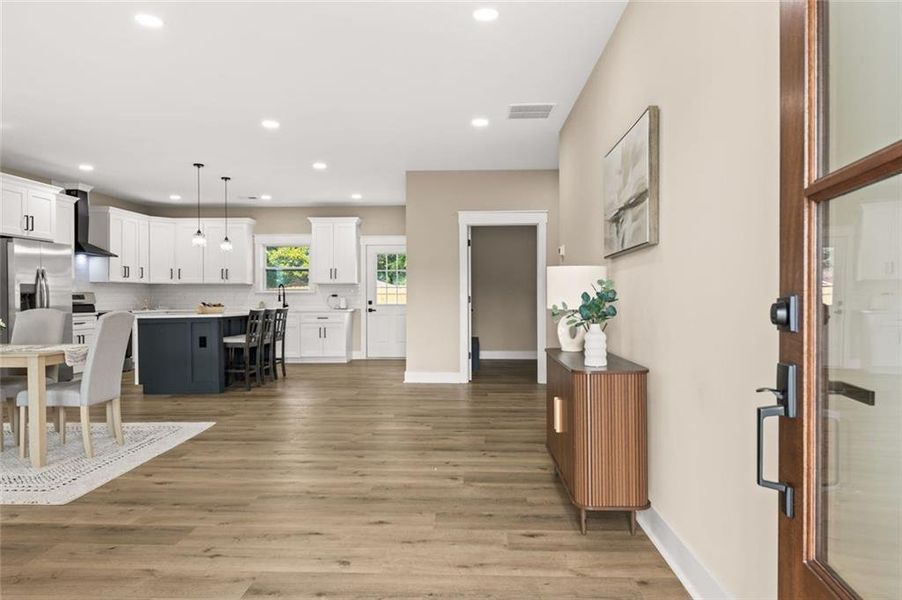 Furnished interior view inside a new home in , Douglasville (Image 6).
