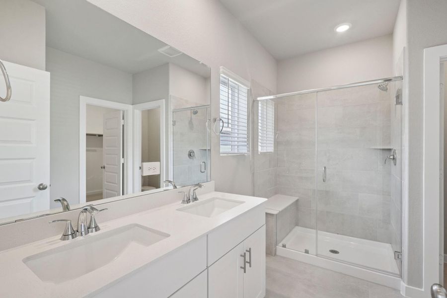 Furnished interior view inside a new home in Pinewood Trails - City Series, Atascocita (Image 15). Furnished interior view inside a new home in Pinewood Trails - City Series, Atascocita (Image 15).