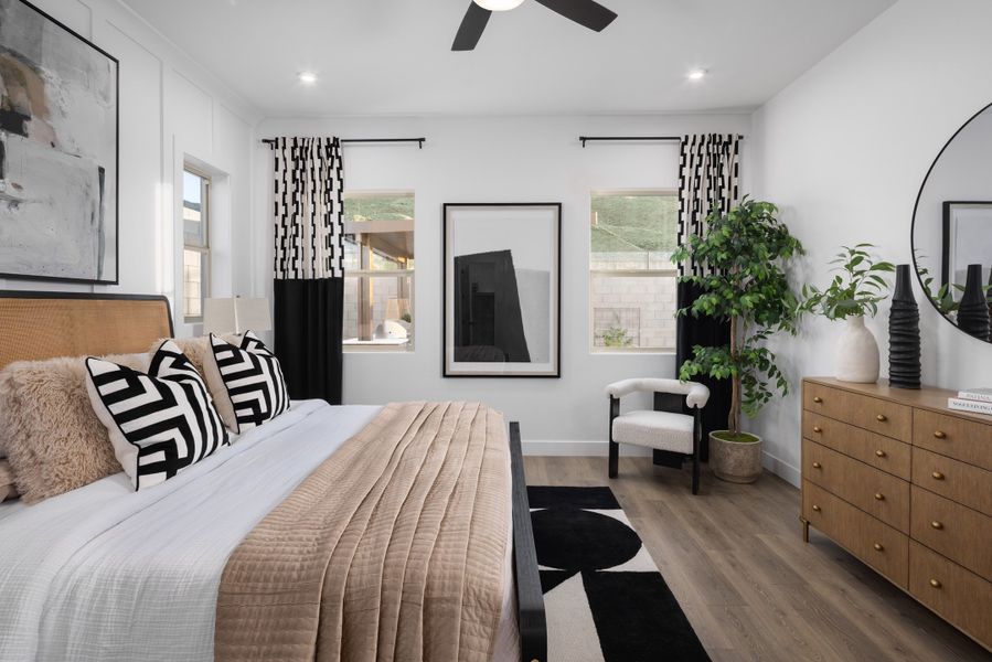 Furnished interior view inside a new home in Sanctuary, Phoenix (Image 11).