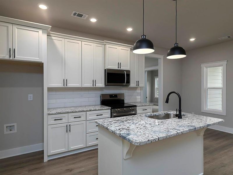 Furnished interior view inside a new home in , Dallas (Image 4).