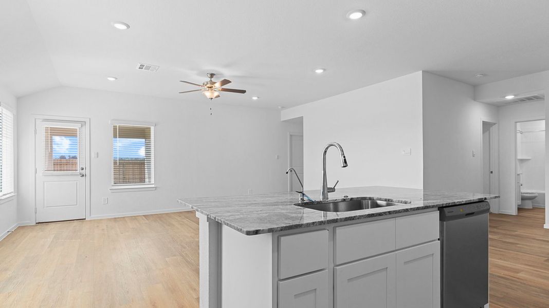 Furnished interior view inside a new home in Westland Ranch 50' Homesites, League City (Image 5).