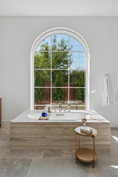 Furnished interior view inside a new home in , Dallas (Image 13).