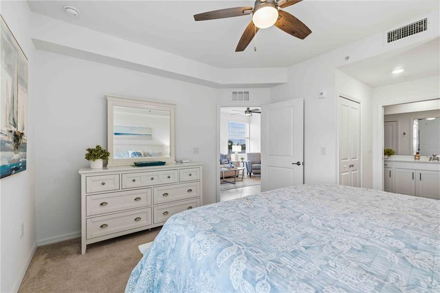 Furnished interior view inside a new home in Wellen Park Golf & Country Club, Venice (Image 29).