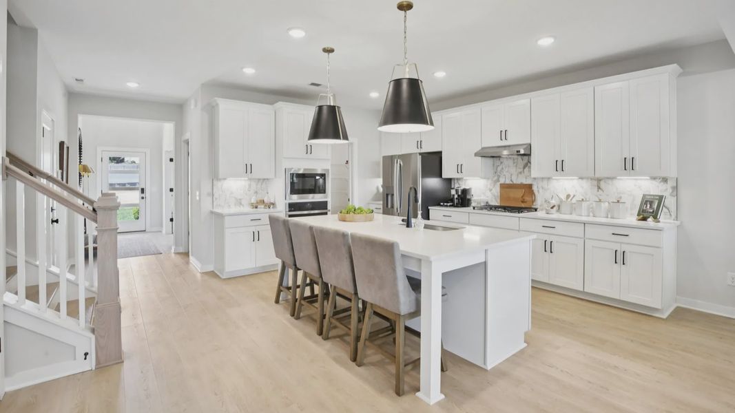 Furnished interior view inside a new home in Cottages of Bearwood, Mount Pleasant (Image 19).