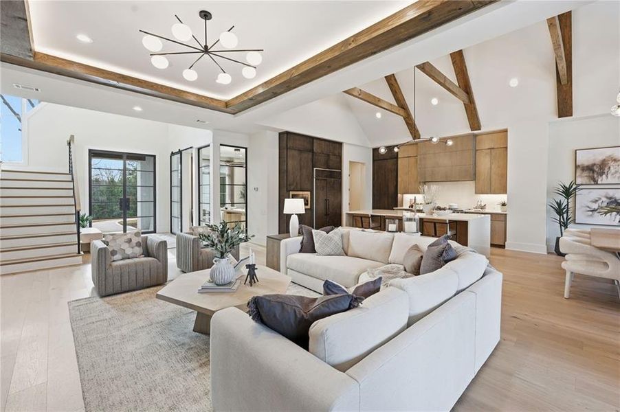 Furnished interior view inside a new home in , Gainesville (Image 9).