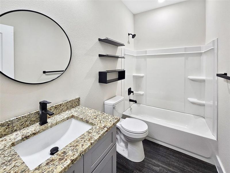 Furnished interior view inside a new home in , Malakoff (Image 10).