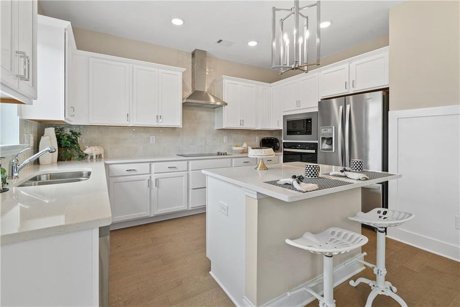 Furnished interior view inside a new home in Hickory Heights, Acworth (Image 15).