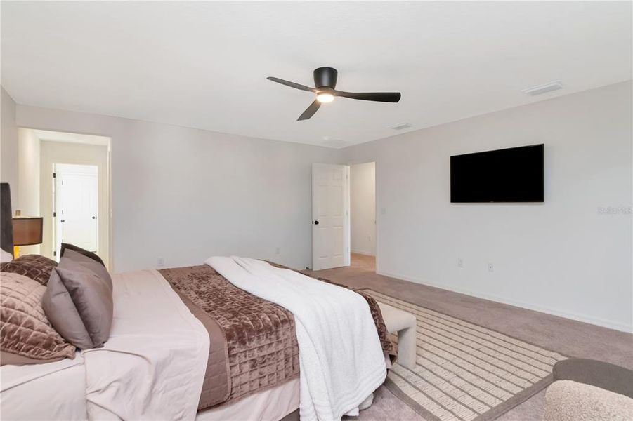 Furnished interior view inside a new home in Riverstone, Land O' Lakes (Image 4). Furnished interior view inside a new home in Riverstone, Land O' Lakes (Image 4).