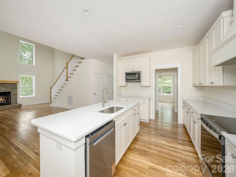 Furnished interior view inside a new home in , Hendersonville (Image 9). Furnished interior view inside a new home in , Hendersonville (Image 9).