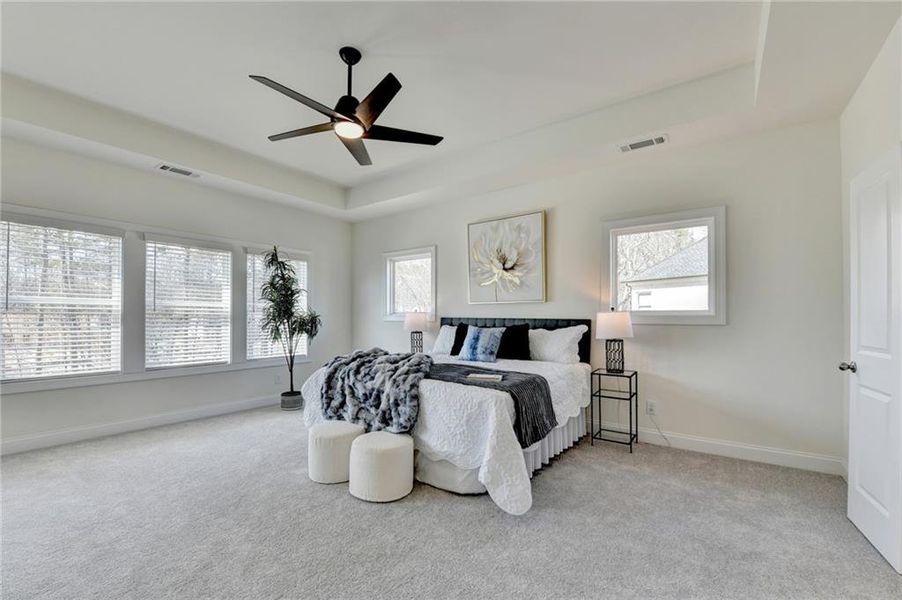 Furnished interior view inside a new home in , Cumming (Image 8).