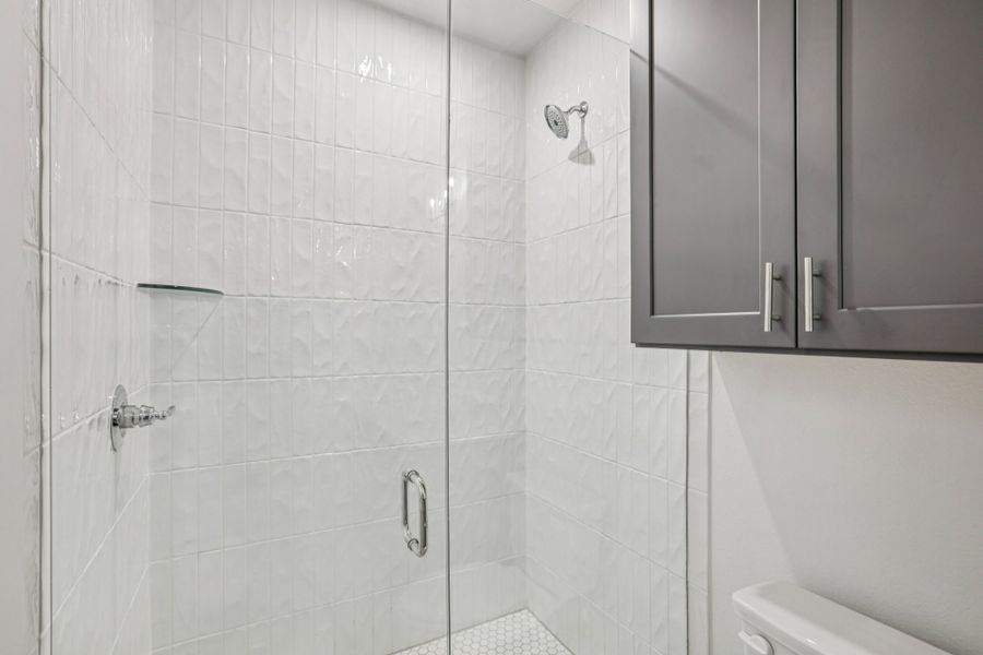 Close-up of interior finishes inside a home in Koenig Townhomes, Austin (Image 15).