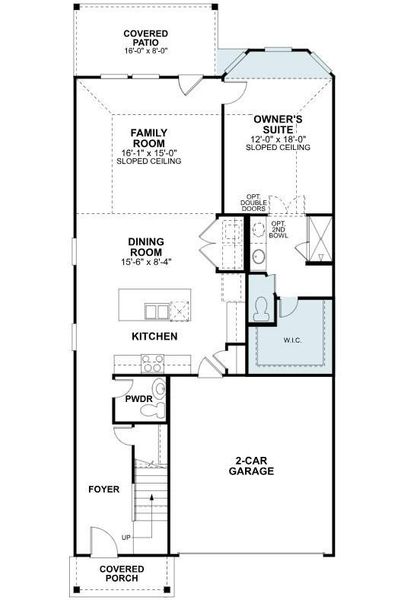 2D floor plan layout of this home in Lone Star Landing, Montgomery, TX (Image 6). 2D floor plan layout of this home in Lone Star Landing, Montgomery, TX (Image 6).