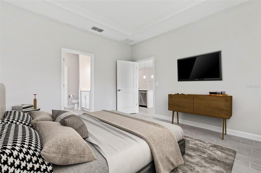 Furnished interior view inside a new home in , Cape Coral (Image 11).