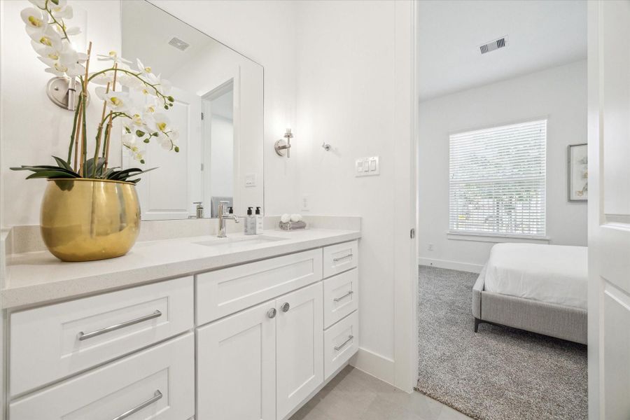 Furnished interior view inside a new home in , Houston (Image 9).