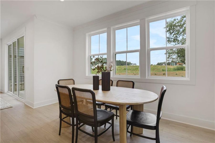 Furnished interior view inside a new home in Poppy at GreenHouse, Marietta (Image 8).