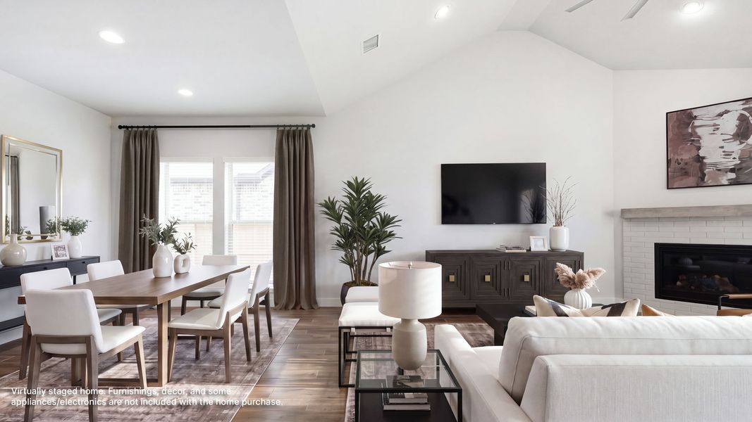 Furnished interior view inside a new home in Landmark, Denton (Image 9).