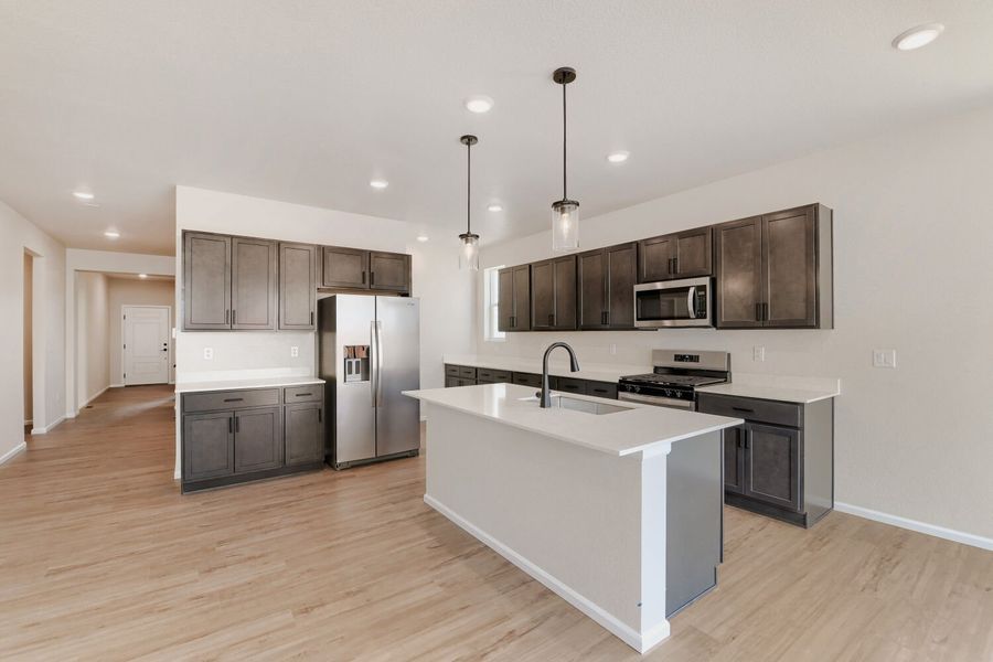 Furnished interior view inside a new home in Brighton Crossings, Brighton (Image 3).