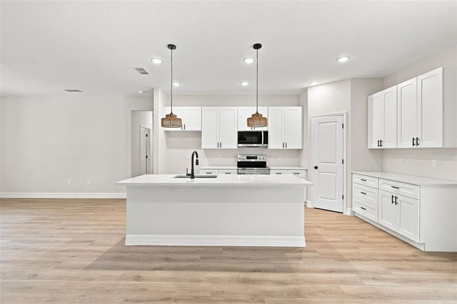 Furnished interior view inside a new home in , Eustis (Image 5).