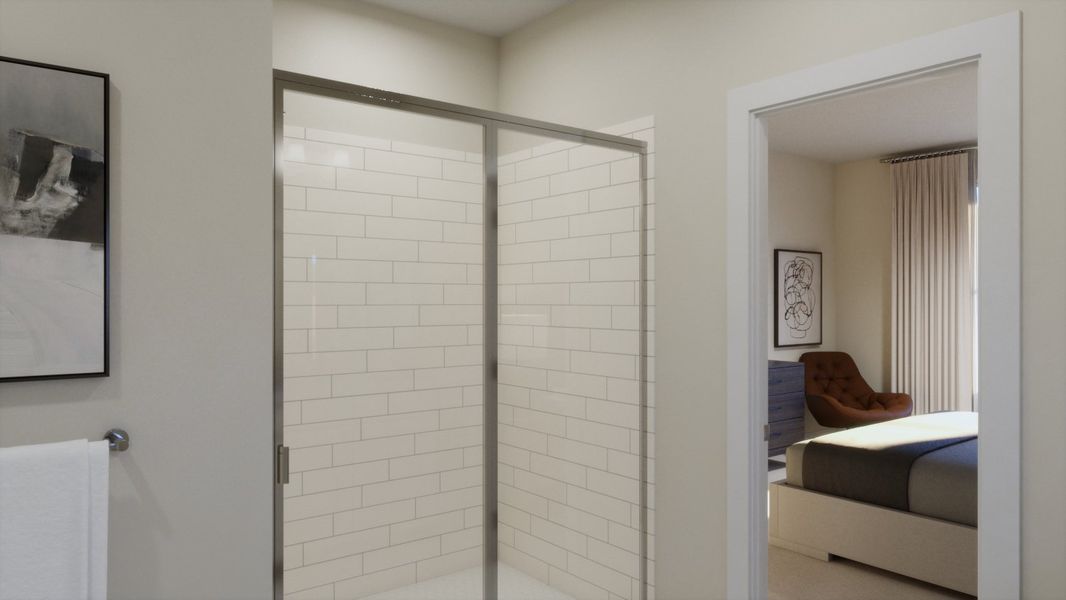Representative furnished interior of a home built from the 4014 by Risewell Homes in Parkton Square, Kyle (Image 13).