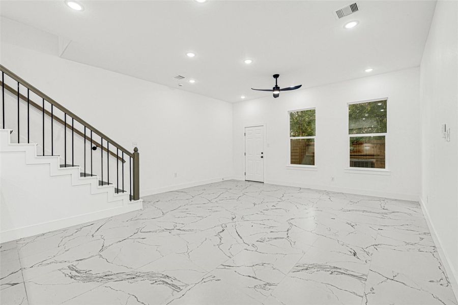 Spacious, unfurnished interior of a new home in , Houston (Image 20). Spacious, unfurnished interior of a new home in , Houston (Image 20).