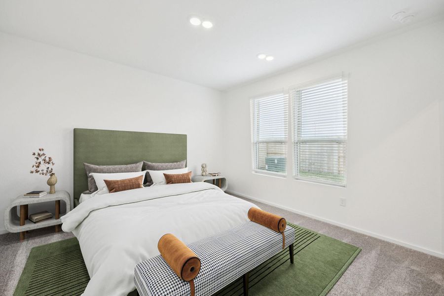 Furnished interior view inside a new home in Crosby Farms, Crosby (Image 9). Furnished interior view inside a new home in Crosby Farms, Crosby (Image 9).