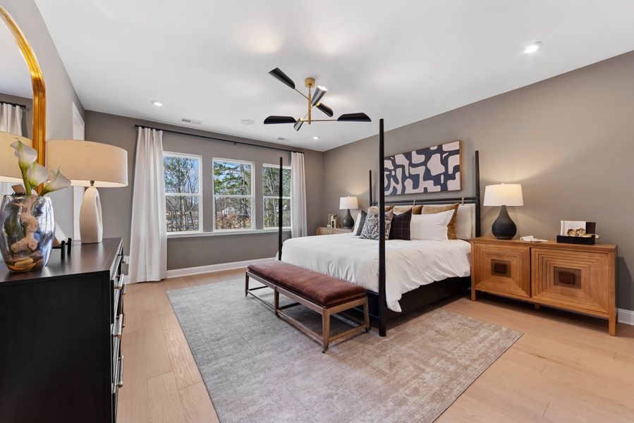 Representative furnished interior of a home built from the Knight by Tri Pointe Homes in Southbridge, Fort Mill (Image 30).