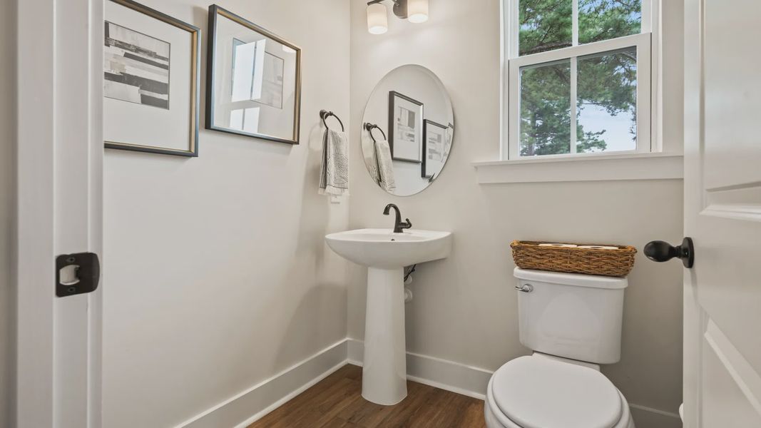 Furnished interior view inside a new home in Clear Springs Townhomes, North Charleston (Image 9).