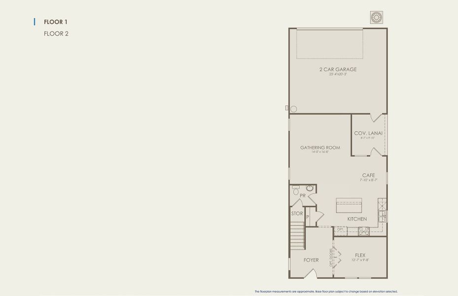 Capri Floor Plan, Quick Move-In Home, Floor 1