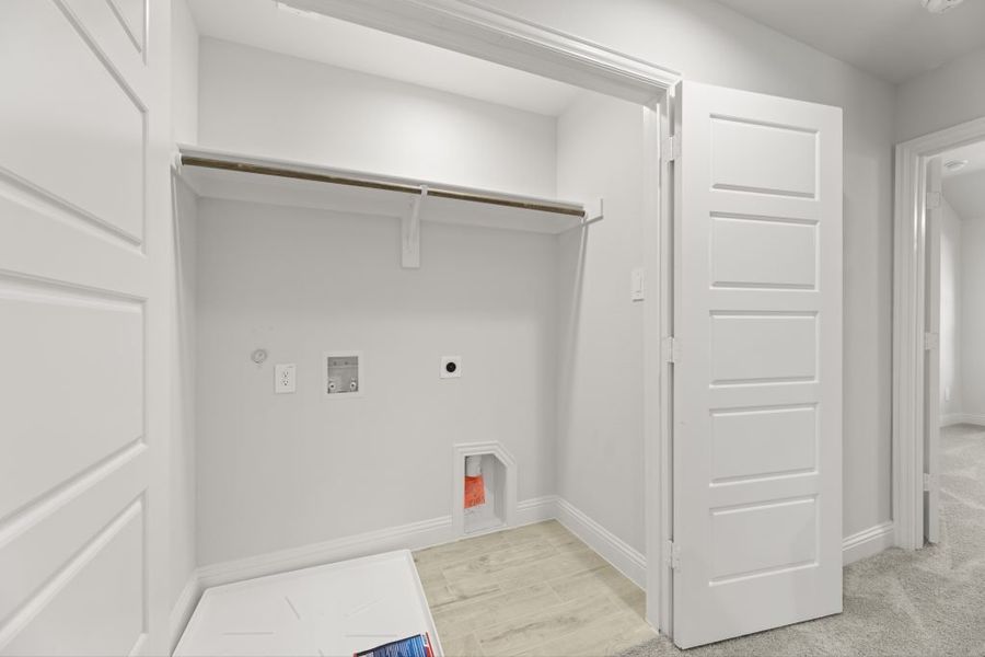 Front exterior of a new home in Sereno Oaks at Buckner Terrace, Dallas, TX, highlighting curb appeal (Image 16). Front exterior of a new home in Sereno Oaks at Buckner Terrace, Dallas, TX, highlighting curb appeal (Image 16).