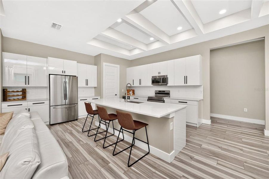 Furnished interior view inside a new home in , Rotonda West (Image 14).