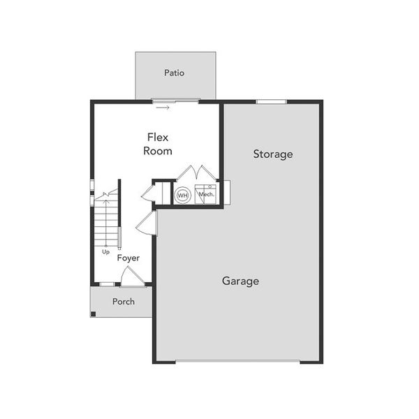 2D floor plan layout of this home in Banning Lewis Ranch - New Homes Colorado Springs, Colorado Springs, CO (Image 2). 2D floor plan layout of this home in Banning Lewis Ranch - New Homes Colorado Springs, Colorado Springs, CO (Image 2).